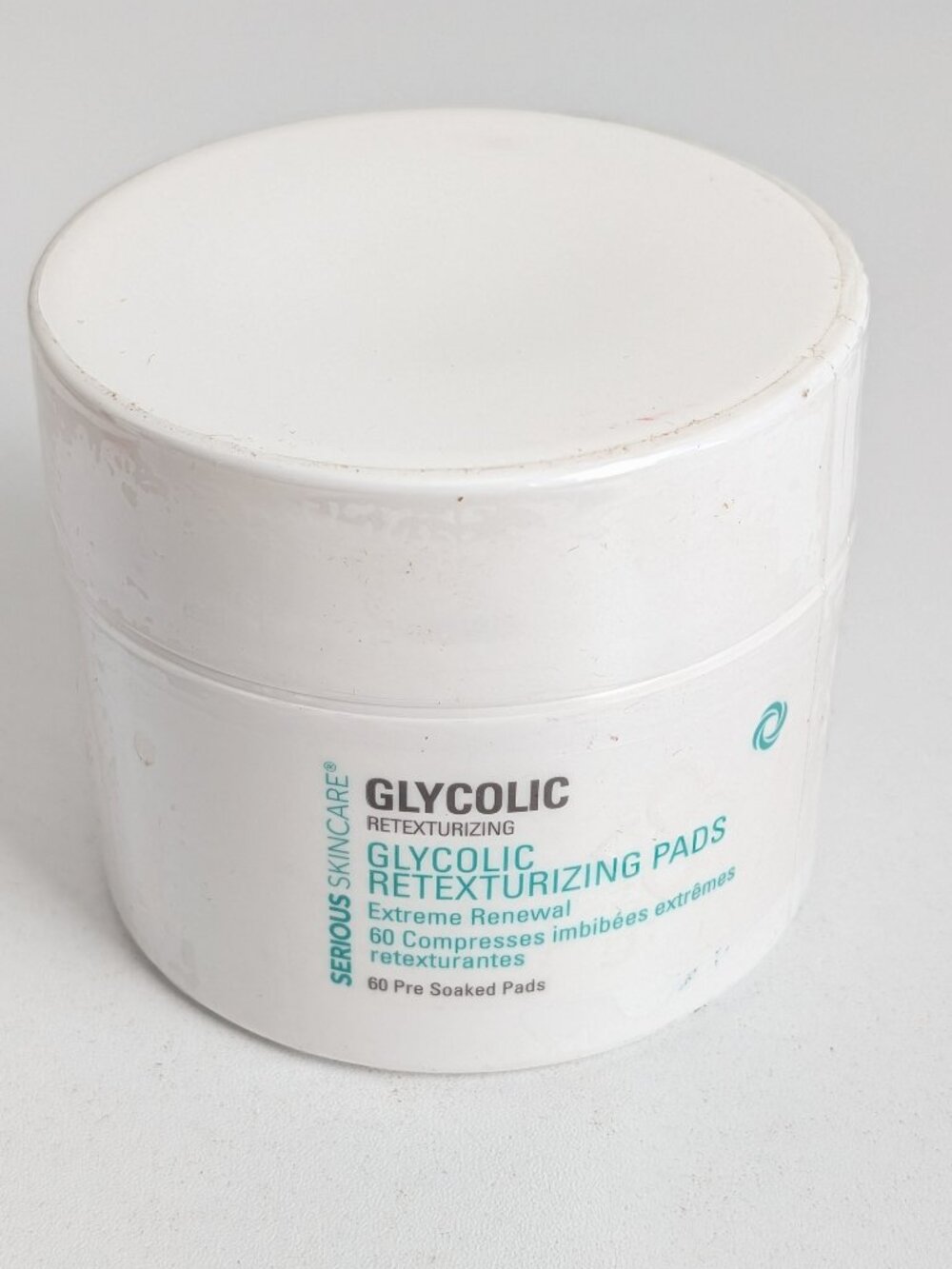 Serious Skincare Glycolic Retexturizing Pads SEALED Pre-Soaked 60 Pads
